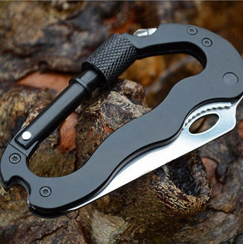5 in 1 Buckle With Screwdriver Folding Knife