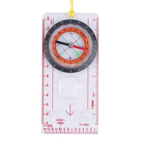 Mini Plastic Baseplate Ruler Compass