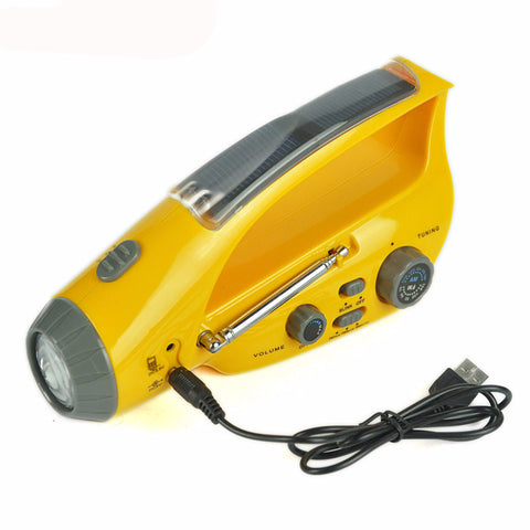 Radio Receiver W/Flashlight Cell Phone Charger